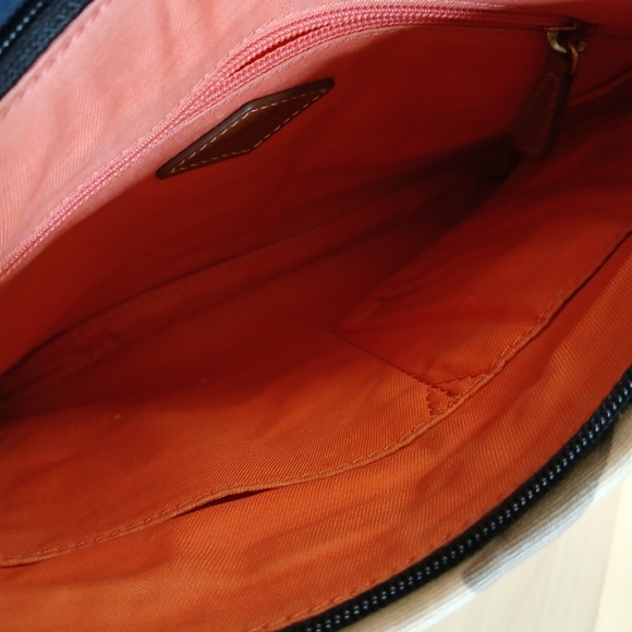 Fossil Women's Tropical Floral Crossbody Bag - Blue, Pink, Tan - Picture 5 of 9